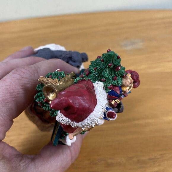 Santa's From Around The World American Santa Figurine 1994 Made in China - Picture 8 of 16